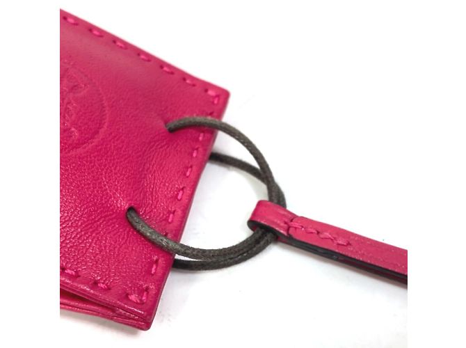 Charm de Bolsa Naranja Hermès Rosa - vista 6