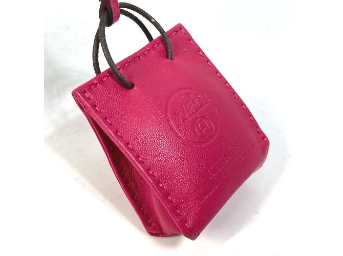 Charm de Bolsa Naranja Hermès Rosa - vista 8
