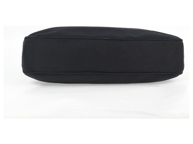 Borsa a Spalla Vala in Nylon Nero e Argento di Salvatore Ferragamo Auth bs27290 - vista 11