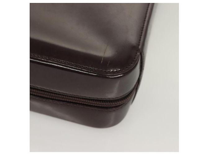 Bolsa de Ombro GUCCI Esmalte Outlet Roxo 001 3091 3754 Auth bs28276 - vista 12