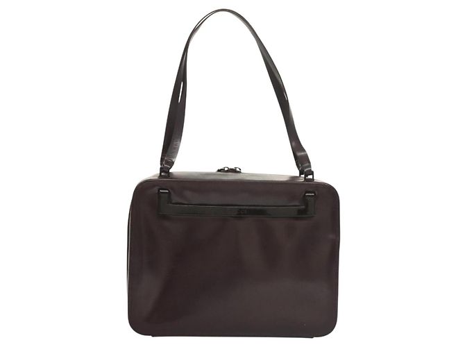 Bolsa de Ombro GUCCI Esmalte Outlet Roxo 001 3091 3754 Auth bs28276 - vista 3