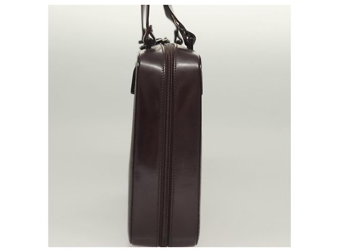 Bolsa de Ombro GUCCI Esmalte Outlet Roxo 001 3091 3754 Auth bs28276 - vista 4
