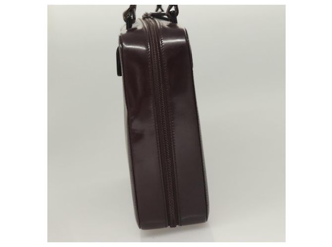 Bolsa de Ombro GUCCI Esmalte Outlet Roxo 001 3091 3754 Auth bs28276 - vista 5