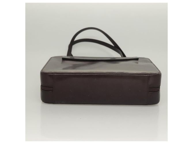 Bolsa de Ombro GUCCI Esmalte Outlet Roxo 001 3091 3754 Auth bs28276 - vista 9