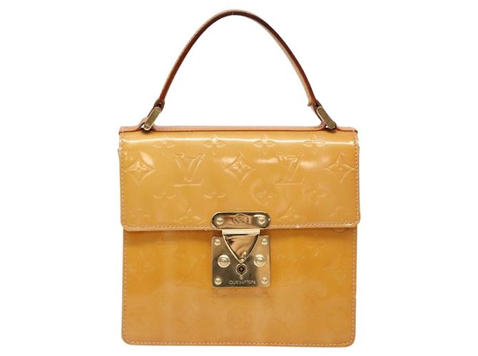 LOUIS VUITTON Borsa a Mano Vernis Spring Street Rosa Marshmallow M91033 Auth 135887 - vista 13