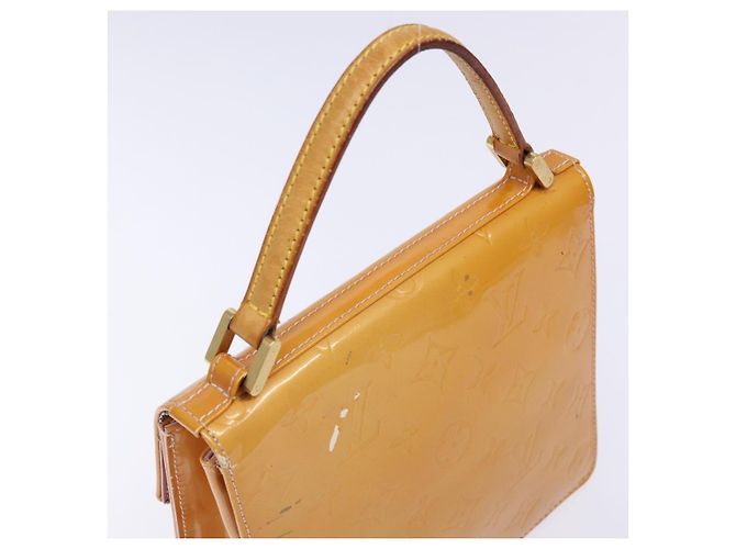 LOUIS VUITTON Borsa a Mano Vernis Spring Street Rosa Marshmallow M91033 Auth 135887 - vista 6