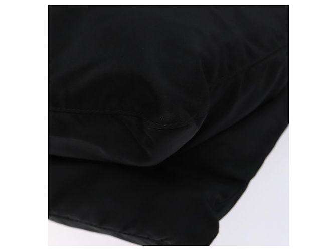 PRADA Schultertasche Nylon Schwarz Silber Authentisch bs28236 - Ansicht 10