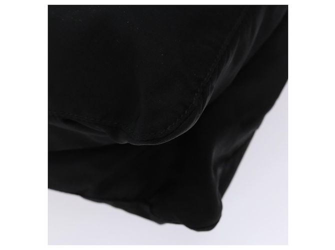 PRADA Schultertasche Nylon Schwarz Silber Authentisch bs28236 - Ansicht 13