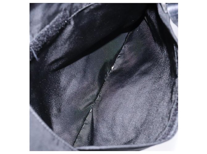 PRADA Schultertasche Nylon Schwarz Silber Authentisch bs28236 - Ansicht 22