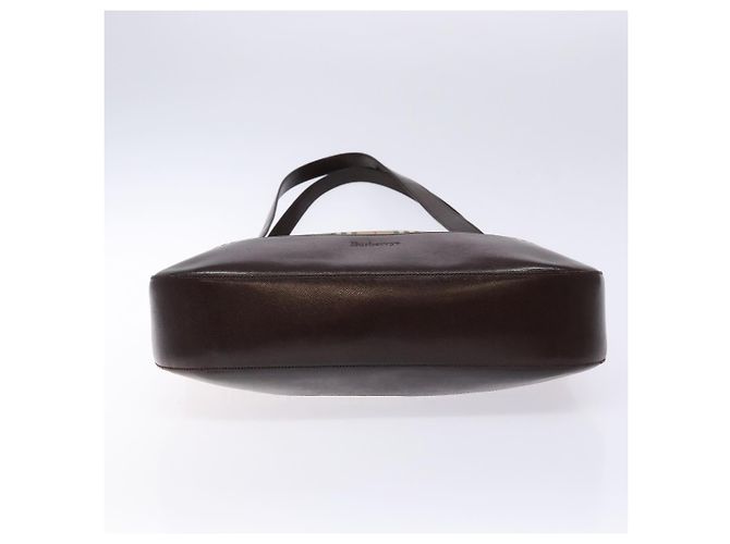 Autre Marque Borsa Tote Burberrys Nova Check in tela beige oro Auth ep9927 D'oro - vista 9