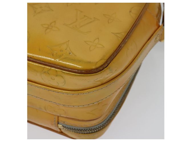 LOUIS VUITTON Borsa a spalla Wooster Monogram Vernis Grigio M91036 LV Auth 135657 - vista 16