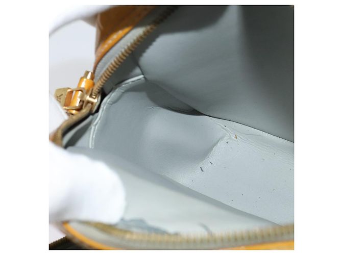 LOUIS VUITTON Borsa a spalla Wooster Monogram Vernis Grigio M91036 LV Auth 135657 - vista 19