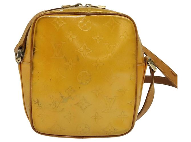 LOUIS VUITTON Borsa a spalla Wooster Monogram Vernis Grigio M91036 LV Auth 135657 - vista 2