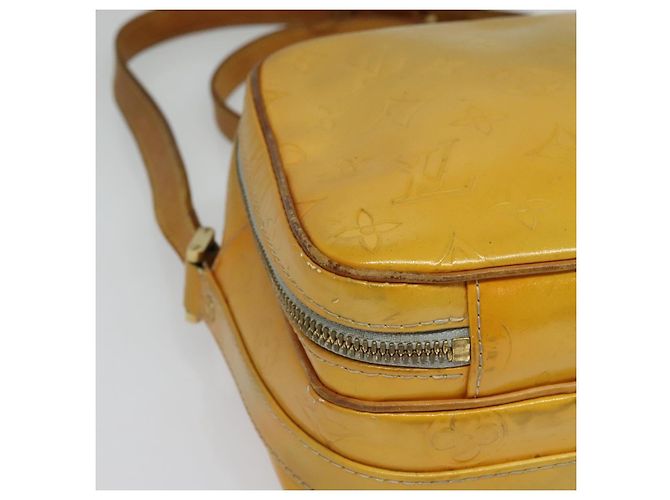 LOUIS VUITTON Borsa a spalla Wooster Monogram Vernis Grigio M91036 LV Auth 135657 - vista 9