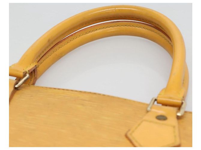 LOUIS VUITTON Borsa Sac Plat Epi Gialla M52079 LV Auth 133609 Giallo - vista 14