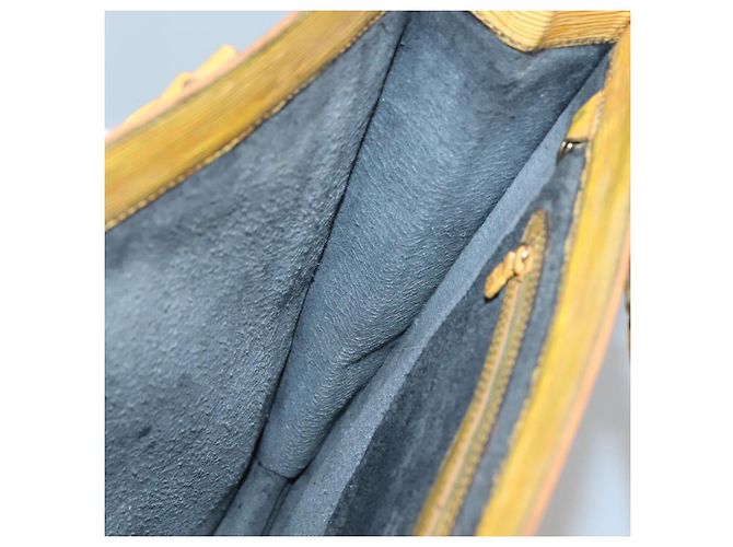 LOUIS VUITTON Borsa Sac Plat Epi Gialla M52079 LV Auth 133609 Giallo - vista 19