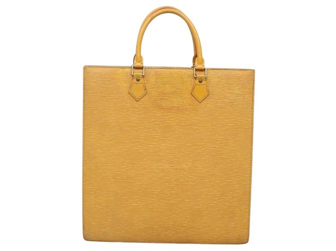 LOUIS VUITTON Borsa Sac Plat Epi Gialla M52079 LV Auth 133609 Giallo - vista 2