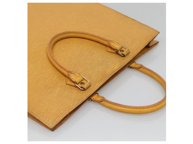 LOUIS VUITTON Borsa Sac Plat Epi Gialla M52079 LV Auth 133609 Giallo - vista 6