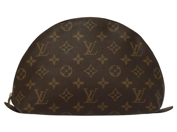LOUIS VUITTON Pochette Cosmetica Demi Ronde Monogram M47520 LV Auth 133922 Monogramma - vista 13