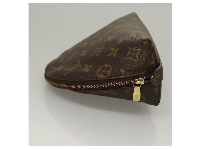 LOUIS VUITTON Pochette Cosmetica Demi Ronde Monogram M47520 LV Auth 133922 Monogramma - vista 4