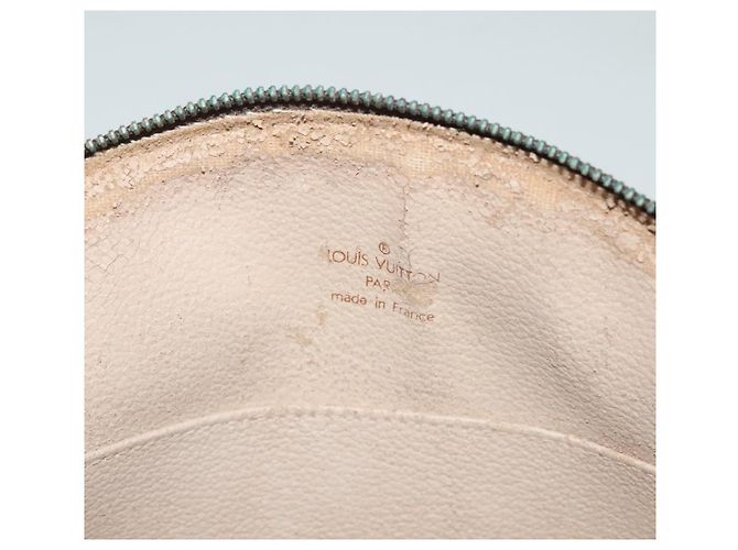 LOUIS VUITTON Pochette Cosmetica Demi Ronde Monogram M47520 LV Auth 133922 Monogramma - vista 9