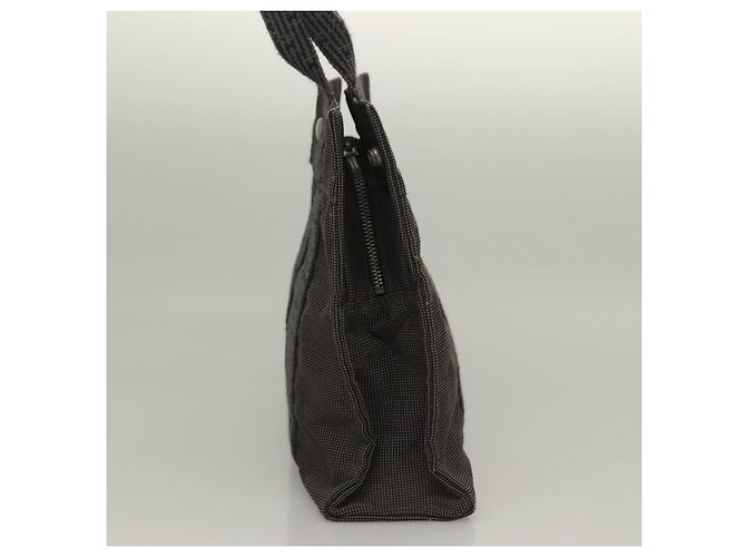 Hermès HERMES Handtasche Her Line aus grauem Canvas Auth 135663 Braun - Ansicht 4