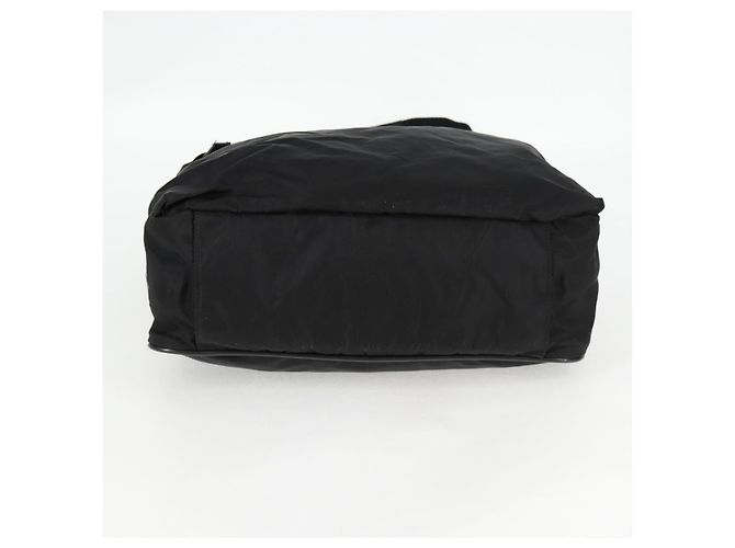 Borsa a Spalla PRADA in Nylon Nero Argento Autentica bs27299 - vista 10