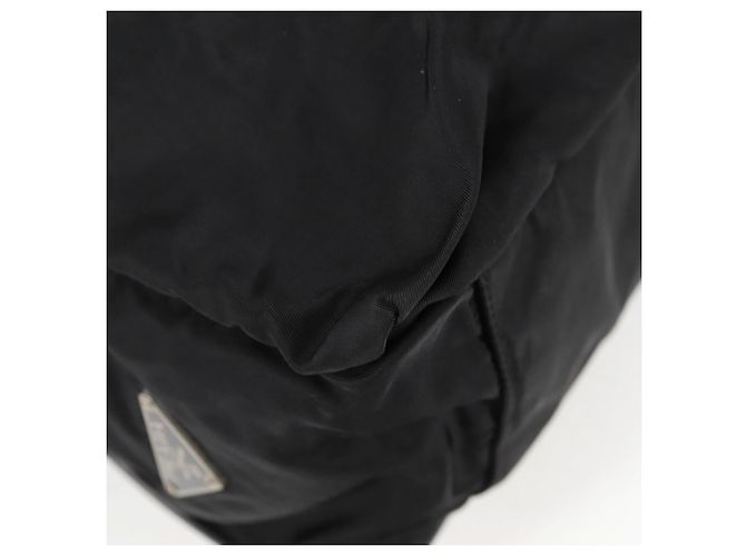 Borsa a Spalla PRADA in Nylon Nero Argento Autentica bs27299 - vista 11