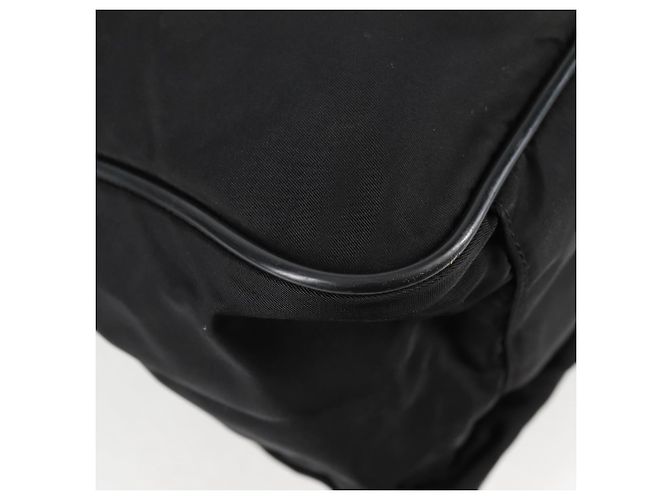 Borsa a Spalla PRADA in Nylon Nero Argento Autentica bs27299 - vista 13