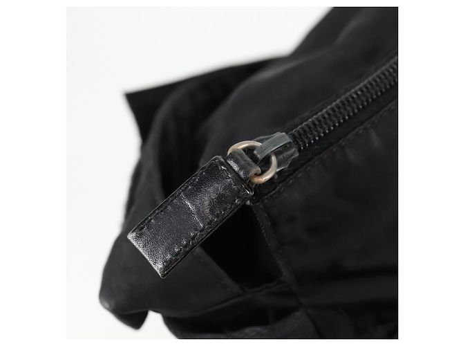 Borsa a Spalla PRADA in Nylon Nero Argento Autentica bs27299 - vista 19
