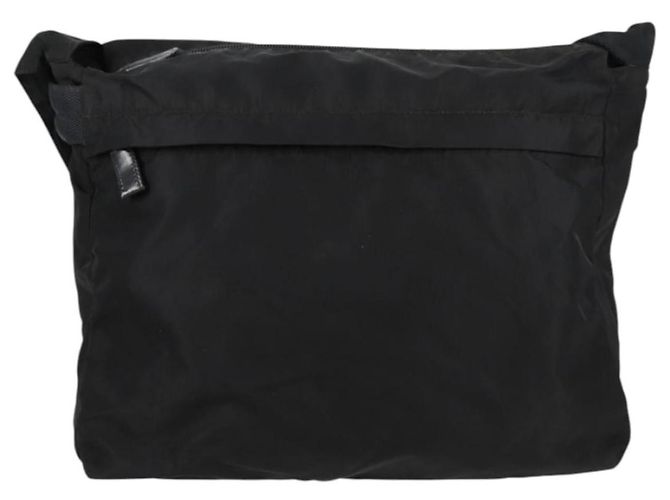 Borsa a Spalla PRADA in Nylon Nero Argento Autentica bs27299 - vista 2