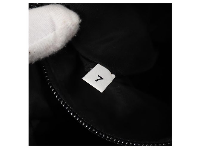 Borsa a Spalla PRADA in Nylon Nero Argento Autentica bs27299 - vista 25