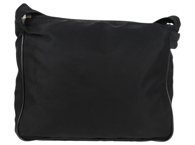 Borsa a Spalla PRADA in Nylon Nero Argento Autentica bs27299 - vista 3