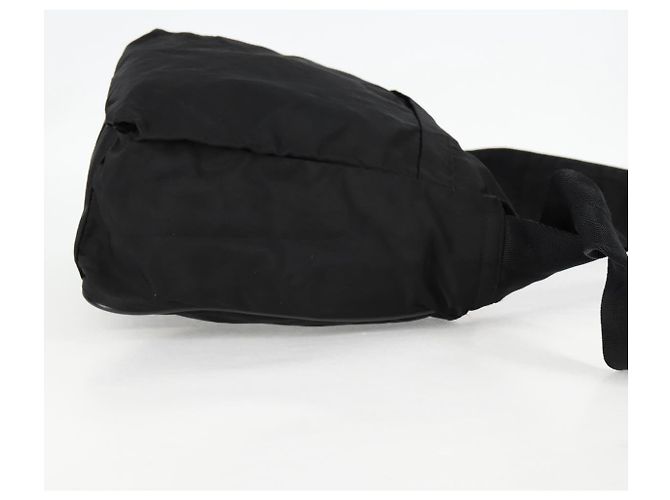 Borsa a Spalla PRADA in Nylon Nero Argento Autentica bs27299 - vista 5