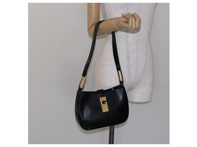 Borsa a Spalla GIVENCHY in Pelle Nera Oro Auth sw1101 Nero D'oro - vista 23