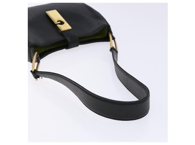 Borsa a Spalla GIVENCHY in Pelle Nera Oro Auth sw1101 Nero D'oro - vista 7