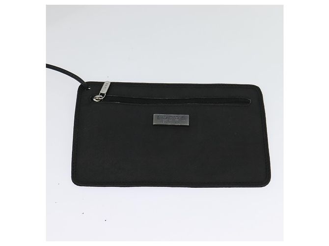 LOEWE Borsa a Spalla Anagram Pelle Nera Argento Auth sw1314 Nero - vista 21