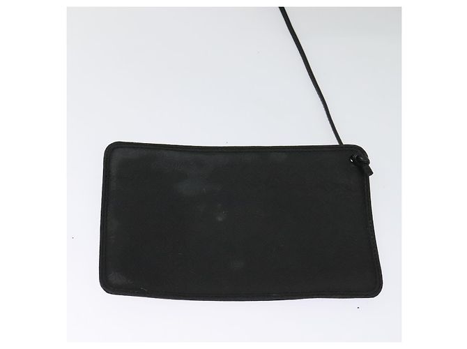 LOEWE Borsa a Spalla Anagram Pelle Nera Argento Auth sw1314 Nero - vista 22