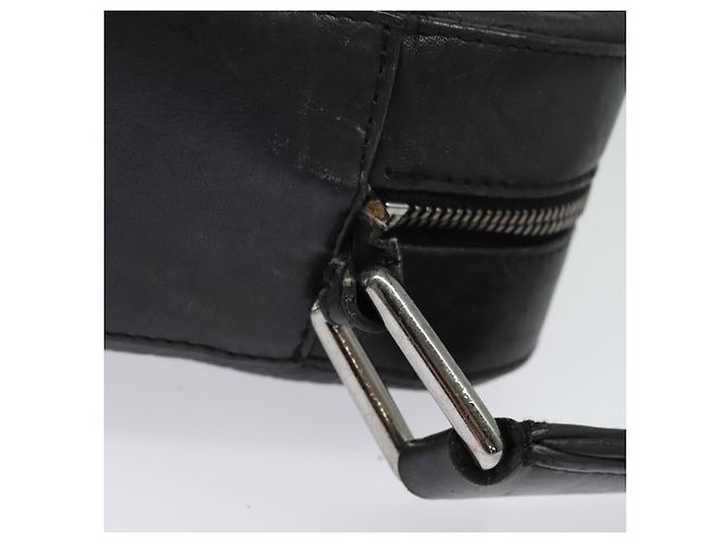 LOEWE Borsa a Spalla Anagram Pelle Nera Argento Auth sw1314 Nero - vista 5