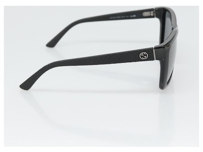 Occhiali da sole GUCCI in plastica nera Auth am8848 Nero - vista 4