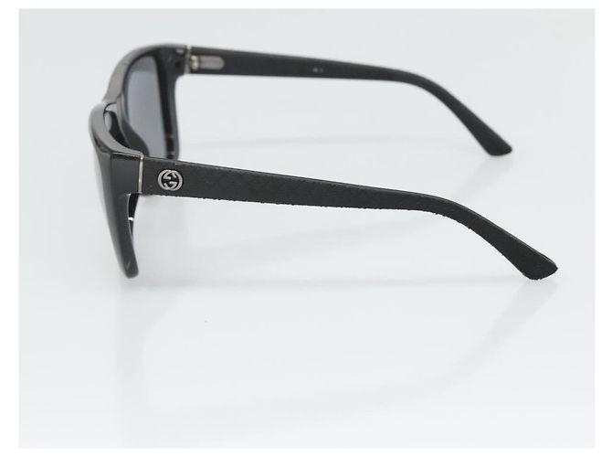 Occhiali da sole GUCCI in plastica nera Auth am8848 Nero - vista 5