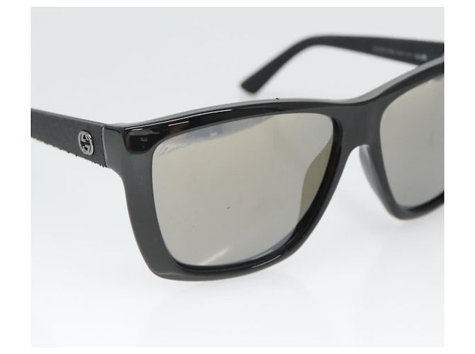 Occhiali da sole GUCCI in plastica nera Auth am8848 Nero - vista 6