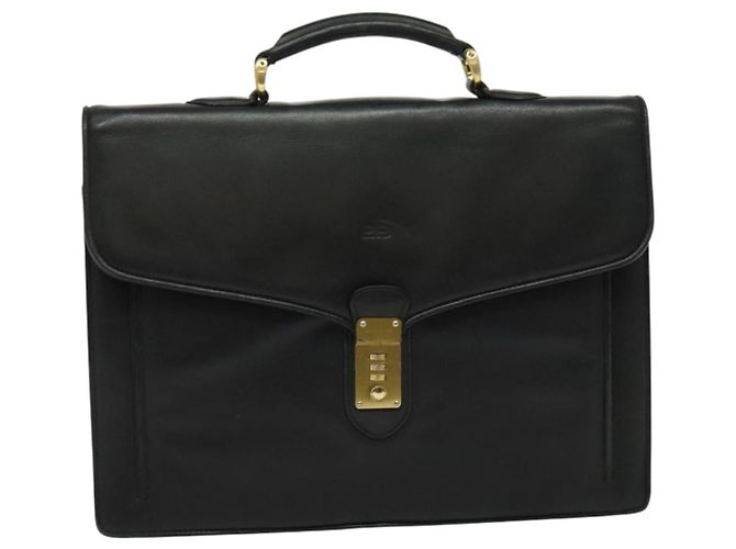 Borsa da lavoro in pelle nera e oro BALENCIAGA Auth bs28157 Nero D'oro - vista 2
