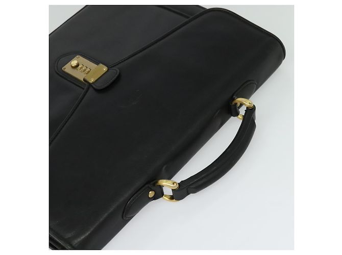 Borsa da lavoro in pelle nera e oro BALENCIAGA Auth bs28157 Nero D'oro - vista 6