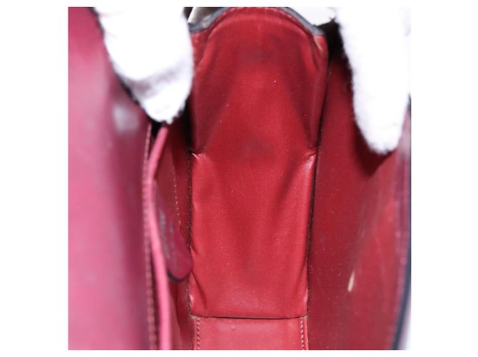 Céline Borsa a Spalla in Pelle Bordeaux Oro Auth sw1315 D'oro Bordò - vista 19