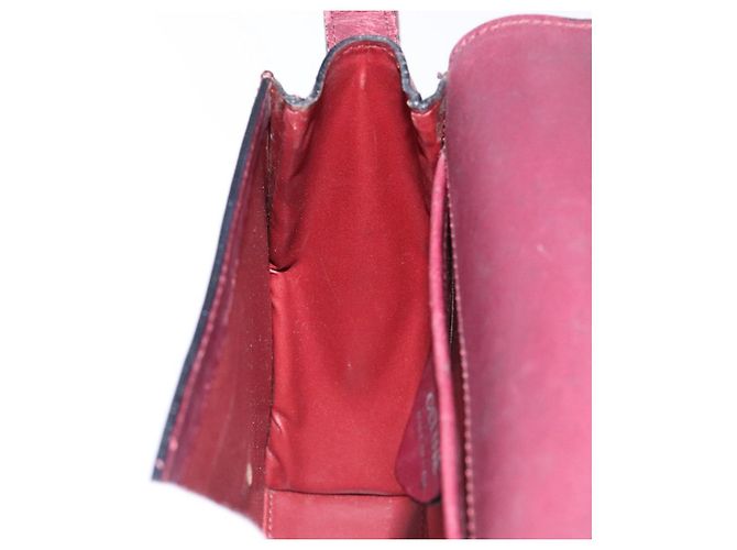 Céline Borsa a Spalla in Pelle Bordeaux Oro Auth sw1315 D'oro Bordò - vista 20