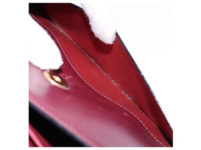 Céline Borsa a Spalla in Pelle Bordeaux Oro Auth sw1315 D'oro Bordò - vista 22