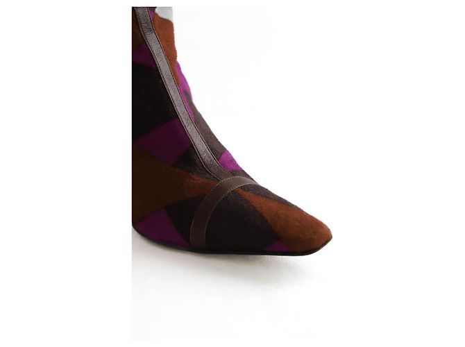 Emilio Pucci Stivali in suede multicolore - view 4