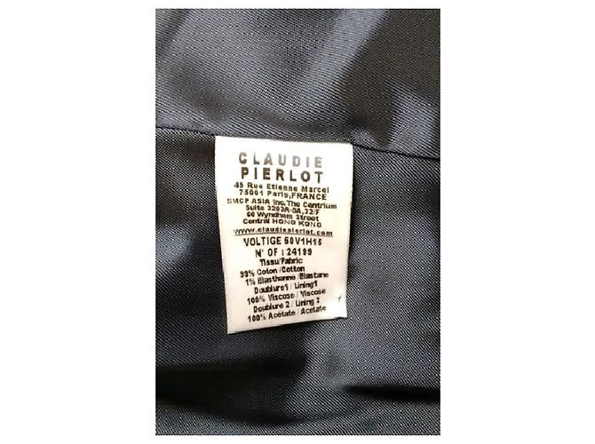 Claudie Pierlot Blazer de algodón azul marino - vista 8