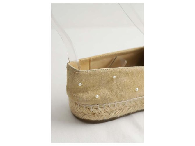 Chanel Beige Wildleder-Espadrilles - Ansicht 3